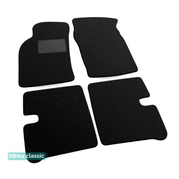 Sotra 00105-GD-BLACK Interior mats Sotra two-layer black for Nissan Sunny (1991-1995), set 00105GDBLACK