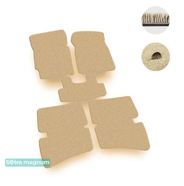 Sotra 00110-MG20-BEIGE Interior mats Sotra two-layer beige for Mazda Xedos 6 (1991-1999), set 00110MG20BEIGE