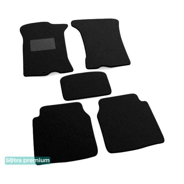 Sotra 00115-CH-BLACK Interior mats Sotra two-layer black for Suzuki Swift / cultus (1988-2003), set 00115CHBLACK
