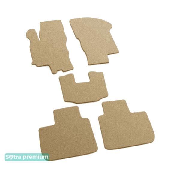 Sotra 00123-CH-BEIGE Interior mats Sotra two-layer beige for Alfa Romeo 156 (1997-2007), set 00123CHBEIGE