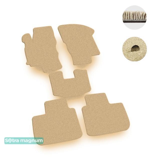 Sotra 00123-MG20-BEIGE Interior mats Sotra two-layer beige for Alfa Romeo 156 (1997-2007), set 00123MG20BEIGE