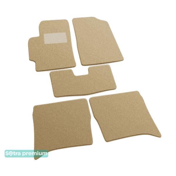 Sotra 00124-CH-BEIGE Interior mats Sotra two-layer beige for Toyota Camry (1992-1996), set 00124CHBEIGE