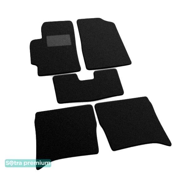 Sotra 00124-CH-BLACK Interior mats Sotra two-layer black for Toyota Camry (1992-1996), set 00124CHBLACK