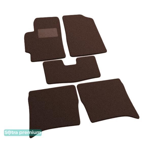 Sotra 00124-CH-CHOCO Interior mats Sotra two-layer brown for Toyota Camry (1992-1996), set 00124CHCHOCO