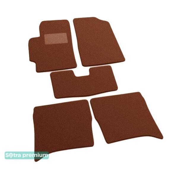 Sotra 00124-CH-TERRA Interior mats Sotra two-layer terracotta for Toyota Camry (1992-1996), set 00124CHTERRA