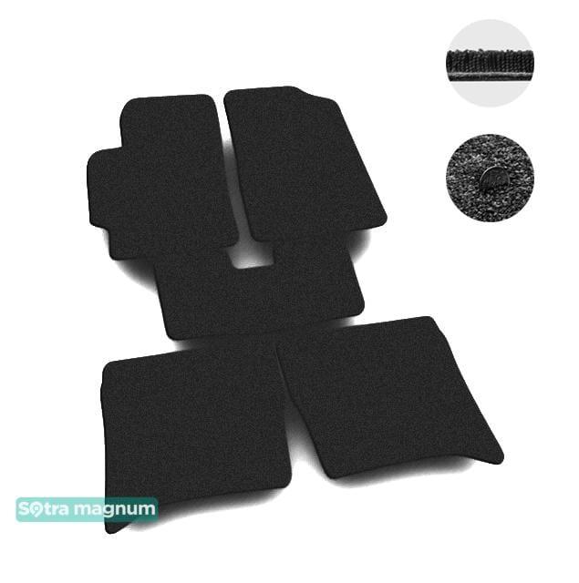 Sotra 00124-MG15-BLACK Interior mats Sotra two-layer black for Toyota Camry (1992-1996), set 00124MG15BLACK