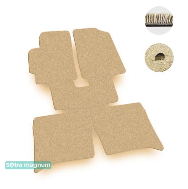 Sotra 00124-MG20-BEIGE Interior mats Sotra two-layer beige for Toyota Camry (1992-1996), set 00124MG20BEIGE