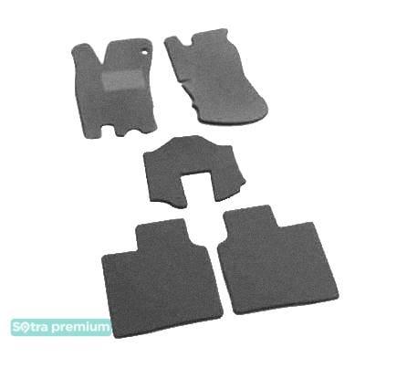 Sotra 00125-CH-GREY Interior mats Sotra two-layer gray for Alfa Romeo 145 (1994-2000), set 00125CHGREY