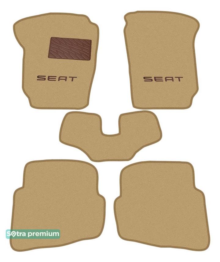 Sotra 00129-CH-BEIGE Interior mats Sotra two-layer beige for Seat Cordoba (2002-2008), set 00129CHBEIGE
