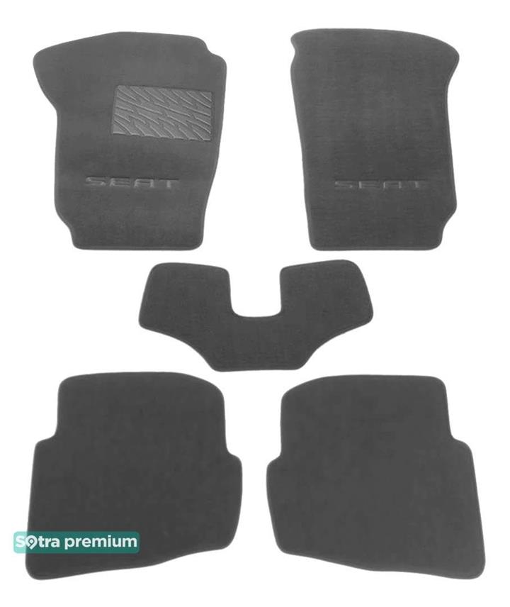 Sotra 00129-CH-GREY Interior mats Sotra two-layer gray for Seat Cordoba (2002-2008), set 00129CHGREY
