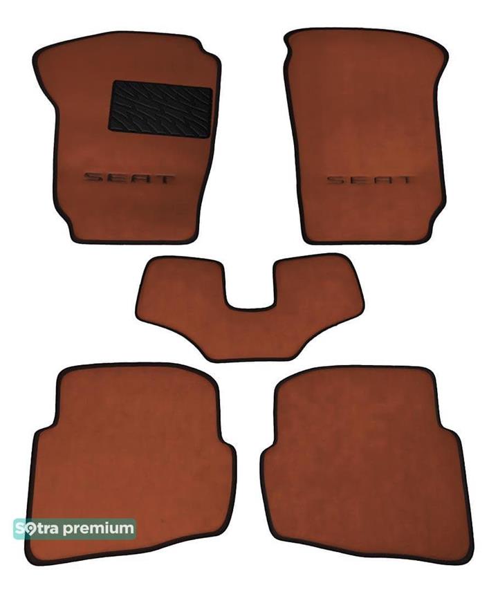 Sotra 00129-CH-TERRA Interior mats Sotra two-layer terracotta for Seat Cordoba (2002-2008), set 00129CHTERRA