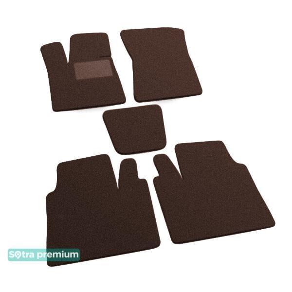 Sotra 00133-CH-CHOCO Interior mats Sotra two-layer brown for Renault R25 (1983-1992), set 00133CHCHOCO