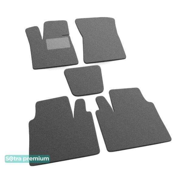 Sotra 00133-CH-GREY Interior mats Sotra two-layer gray for Renault R25 (1983-1992), set 00133CHGREY