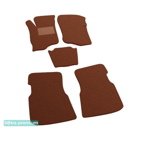 Sotra 00139-CH-TERRA Interior mats Sotra two-layer terracotta for Mitsubishi Galant (1987-1993), set 00139CHTERRA