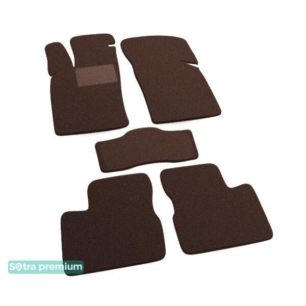 Sotra 00143-CH-CHOCO Interior mats Sotra two-layer brown for Opel Calibra (1990-1997), set 00143CHCHOCO