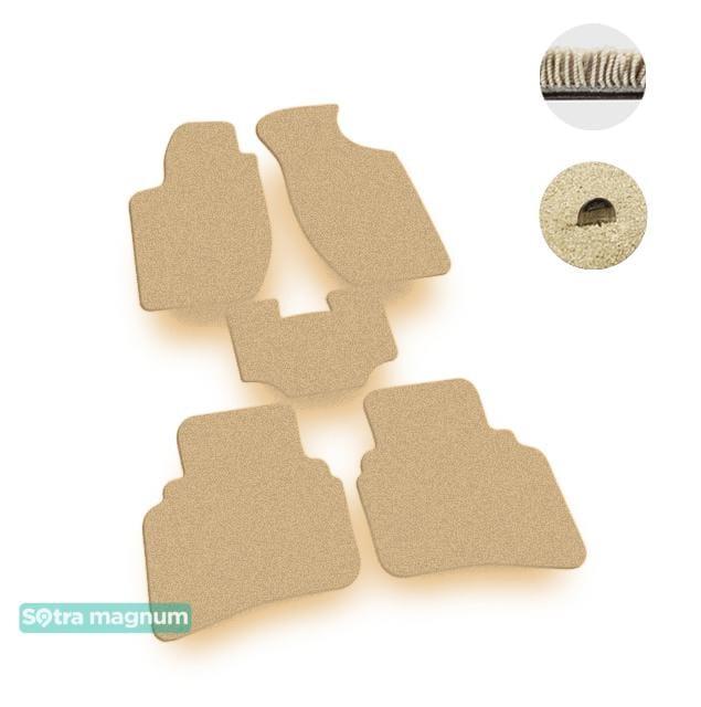 Sotra 00144-MG20-BEIGE Interior mats Sotra two-layer beige for Alfa Romeo 164 (1987-1998), set 00144MG20BEIGE