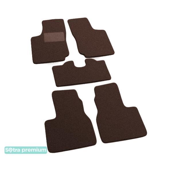 Sotra 00145-CH-CHOCO Interior mats Sotra two-layer brown for Opel Corsa b (1993-2000), set 00145CHCHOCO