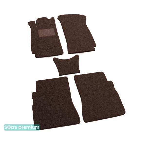 Sotra 00152-CH-CHOCO Interior mats Sotra two-layer brown for Renault Megane (1995-2002), set 00152CHCHOCO