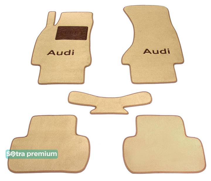 Sotra 00155-CH-BEIGE Interior mats Sotra two-layer beige for Audi A4 (1994-2000), set 00155CHBEIGE
