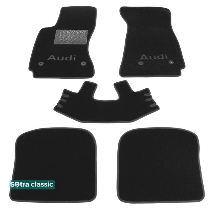 Sotra 00155-GD-GREY Interior mats Sotra two-layer gray for Audi A4 (1994-2000), set 00155GDGREY