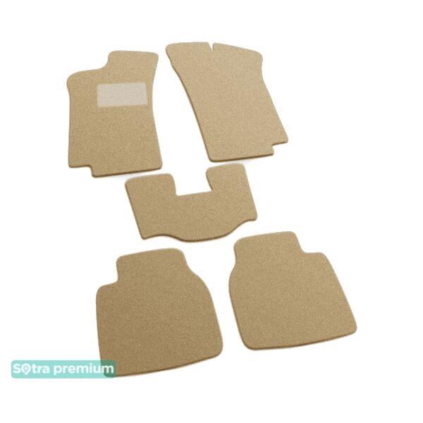 Sotra 00156-CH-BEIGE Interior mats Sotra two-layer beige for Fiat Tipo (1988-1995), set 00156CHBEIGE