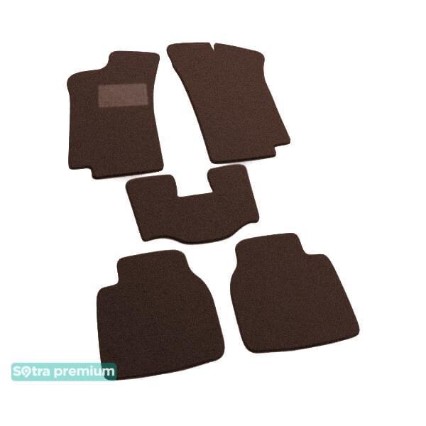 Sotra 00156-CH-CHOCO Interior mats Sotra two-layer brown for Fiat Tipo (1988-1995), set 00156CHCHOCO