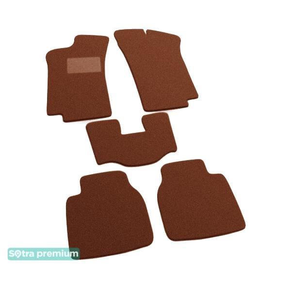 Sotra 00156-CH-TERRA Interior mats Sotra two-layer terracotta for Fiat Tipo (1988-1995), set 00156CHTERRA