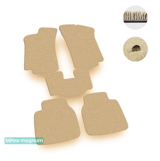 Sotra 00156-MG20-BEIGE Interior mats Sotra two-layer beige for Fiat Tipo (1988-1995), set 00156MG20BEIGE