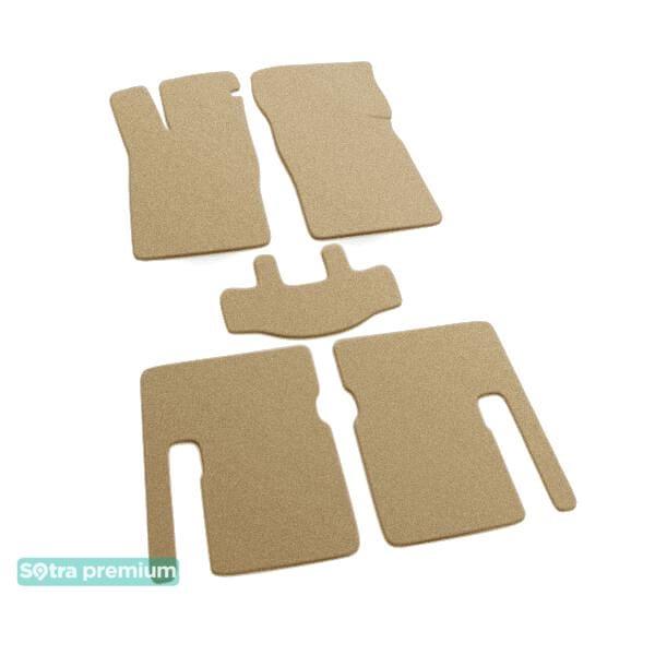Sotra 00157-CH-BEIGE Interior mats Sotra two-layer beige for Opel Astra f (1991-1998), set 00157CHBEIGE