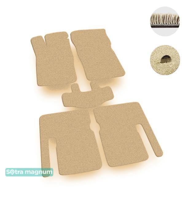 Sotra 00157-MG20-BEIGE Interior mats Sotra two-layer beige for Opel Astra f (1991-1998), set 00157MG20BEIGE