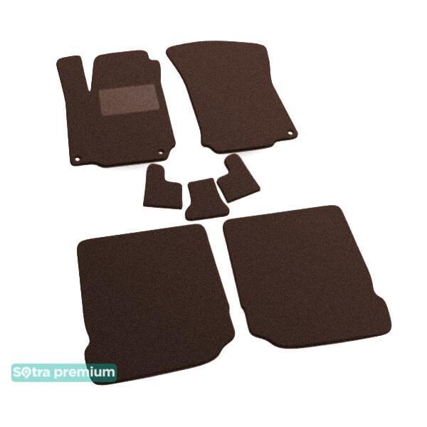 Sotra 00161-CH-CHOCO Interior mats Sotra two-layer brown for Seat Toledo (1996-1999), set 00161CHCHOCO