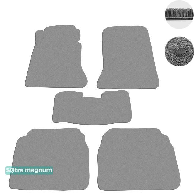 Sotra 00162-MG20-GREY Interior mats Sotra two-layer gray for Mercedes E-class (1985-1995), set 00162MG20GREY