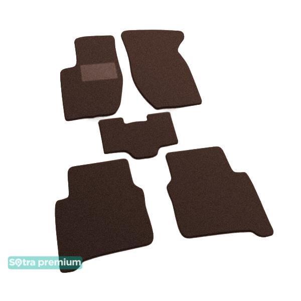Sotra 00163-CH-CHOCO Interior mats Sotra two-layer brown for Fiat Croma (1985-1990), set 00163CHCHOCO