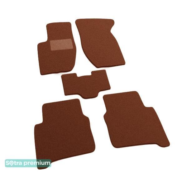 Sotra 00163-CH-TERRA Interior mats Sotra two-layer terracotta for Fiat Croma (1985-1990), set 00163CHTERRA