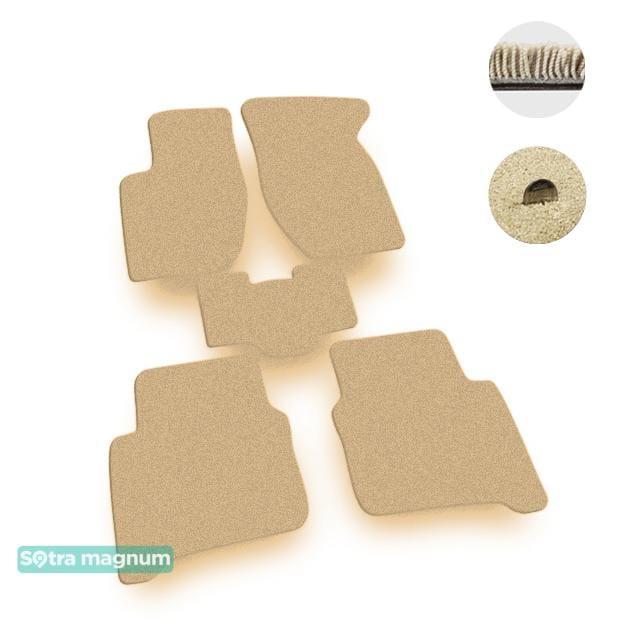 Sotra 00163-MG20-BEIGE Interior mats Sotra two-layer beige for Fiat Croma (1985-1990), set 00163MG20BEIGE