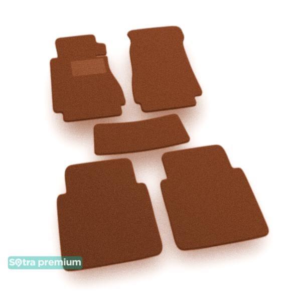 Sotra 00164-CH-TERRA Interior mats Sotra two-layer terracotta for Mercedes 200 (1976-1986), set 00164CHTERRA