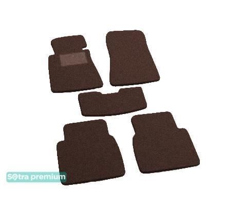 Sotra 00165-CH-CHOCO Interior mats Sotra two-layer brown for Mercedes 190 (1983-1993), set 00165CHCHOCO