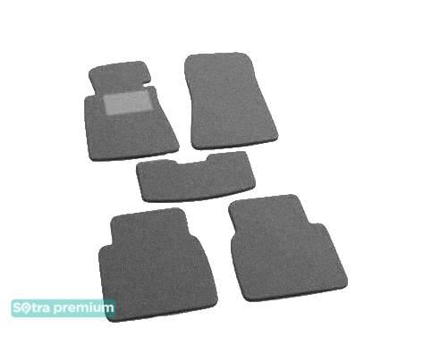 Sotra 00165-CH-GREY Interior mats Sotra two-layer gray for Mercedes 190 (1983-1993), set 00165CHGREY