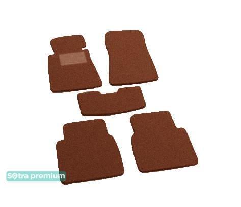 Sotra 00165-CH-TERRA Interior mats Sotra two-layer terracotta for Mercedes 190 (1983-1993), set 00165CHTERRA