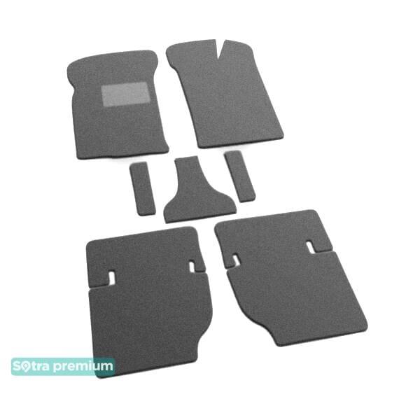 Sotra 00166-CH-GREY Interior mats Sotra two-layer gray for Ford Escort / orion (1986-1990), set 00166CHGREY