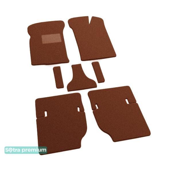 Sotra 00166-CH-TERRA Interior mats Sotra two-layer terracotta for Ford Escort / orion (1986-1990), set 00166CHTERRA