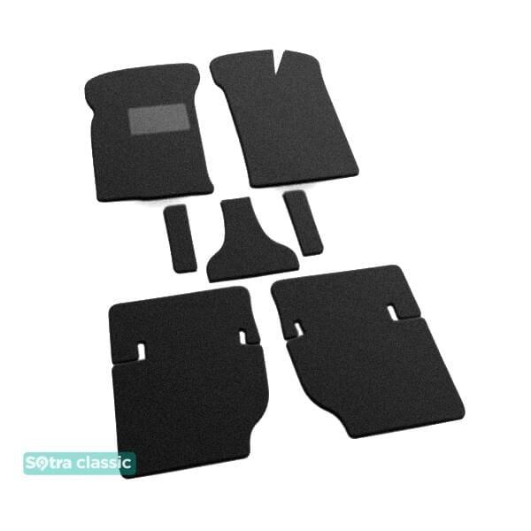 Sotra 00166-GD-GREY Interior mats Sotra two-layer gray for Ford Escort / orion (1986-1990), set 00166GDGREY