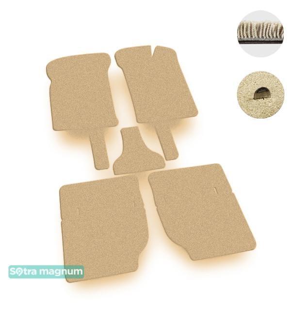 Sotra 00166-MG20-BEIGE Interior mats Sotra two-layer beige for Ford Escort / orion (1986-1990), set 00166MG20BEIGE