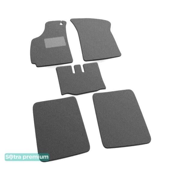 Sotra 00167-CH-GREY Interior mats Sotra two-layer gray for Fiat Uno (1983-1995), set 00167CHGREY