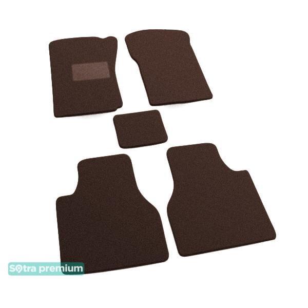Sotra 00184-CH-CHOCO Interior mats Sotra two-layer brown for Citroen Bx (1982-1994), set 00184CHCHOCO