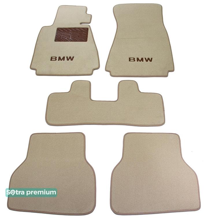 Sotra 00186-CH-BEIGE Interior mats Sotra two-layer beige for BMW 5-series (1996-2003), set 00186CHBEIGE
