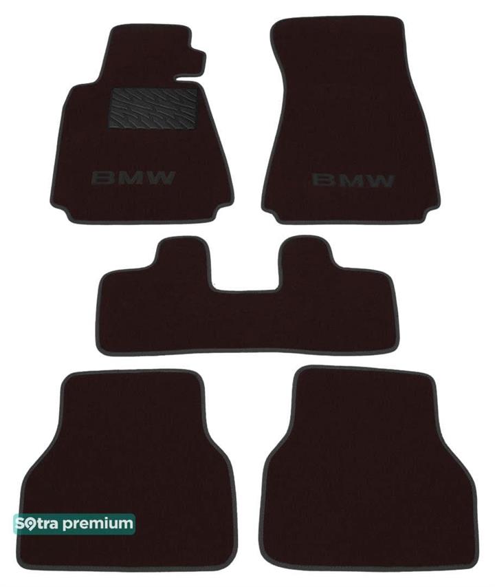 Sotra 00186-CH-CHOCO Interior mats Sotra two-layer brown for BMW 5-series (1996-2003), set 00186CHCHOCO