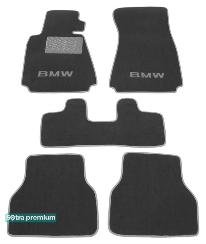Sotra 00186-CH-GREY Interior mats Sotra two-layer gray for BMW 5-series (1996-2003), set 00186CHGREY