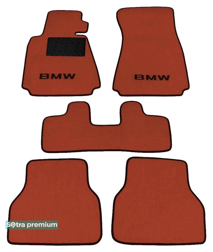 Sotra 00186-CH-TERRA Interior mats Sotra two-layer terracotta for BMW 5-series (1996-2003), set 00186CHTERRA