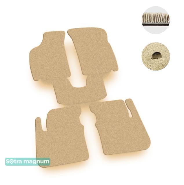 Sotra 00191-MG20-BEIGE Interior mats Sotra two-layer beige for Fiat Punto s (1993-1999), set 00191MG20BEIGE